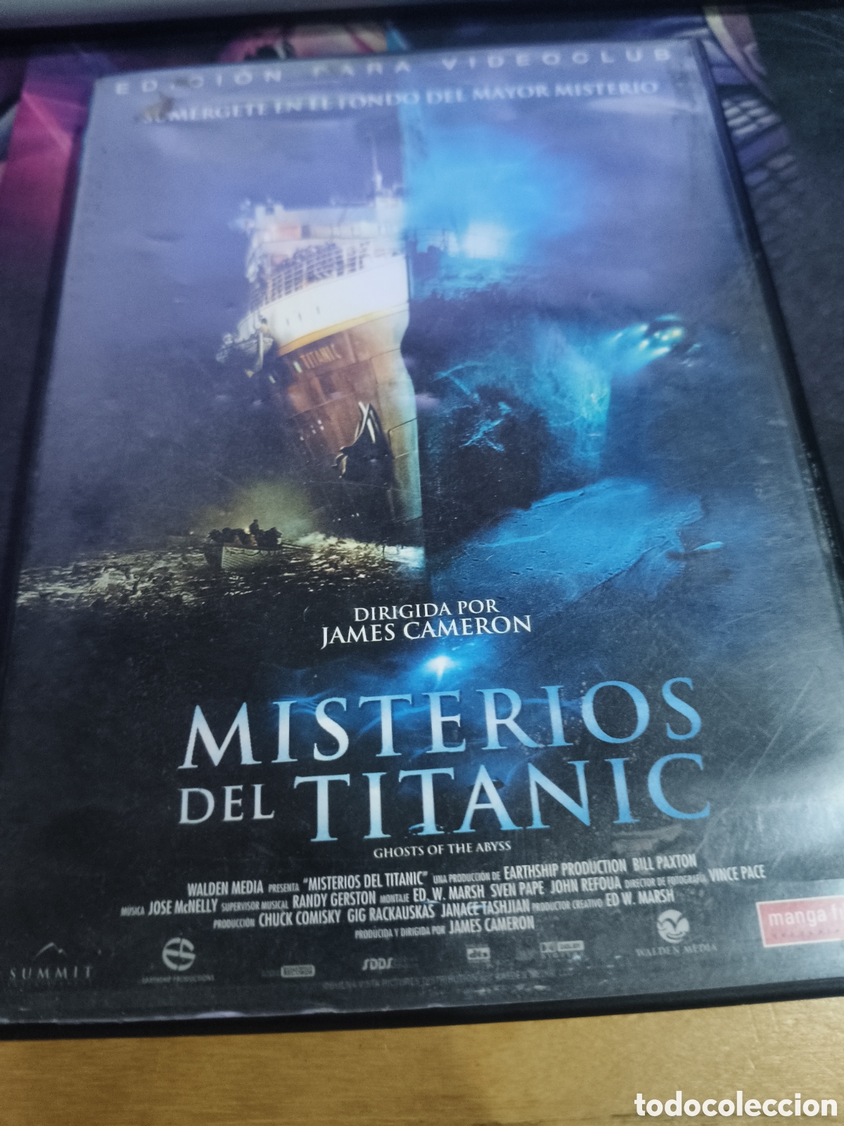 Cine: Misterios del Titanic DVD -401 (videoclub)