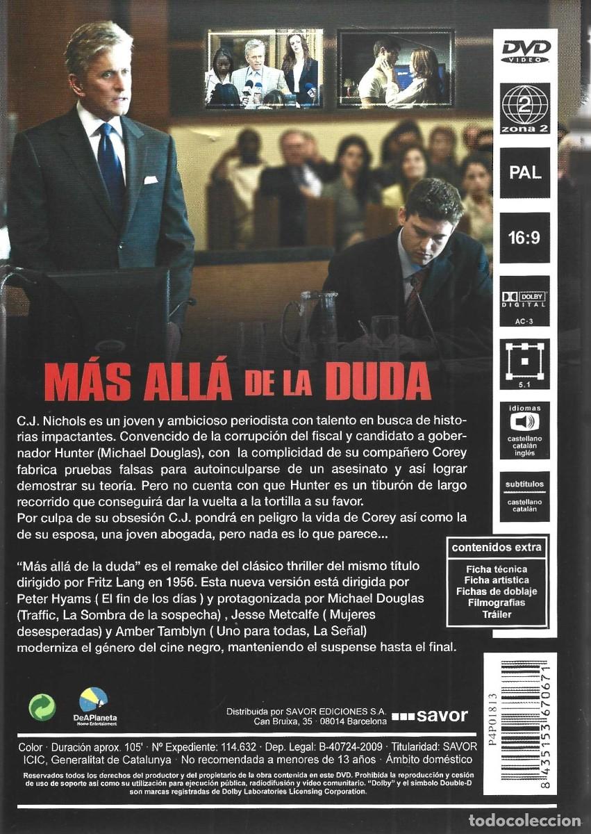 Cine: M&Aacute;S ALL&Aacute; DE LA DUDA MICHAEL DOUGLAS - Foto 2