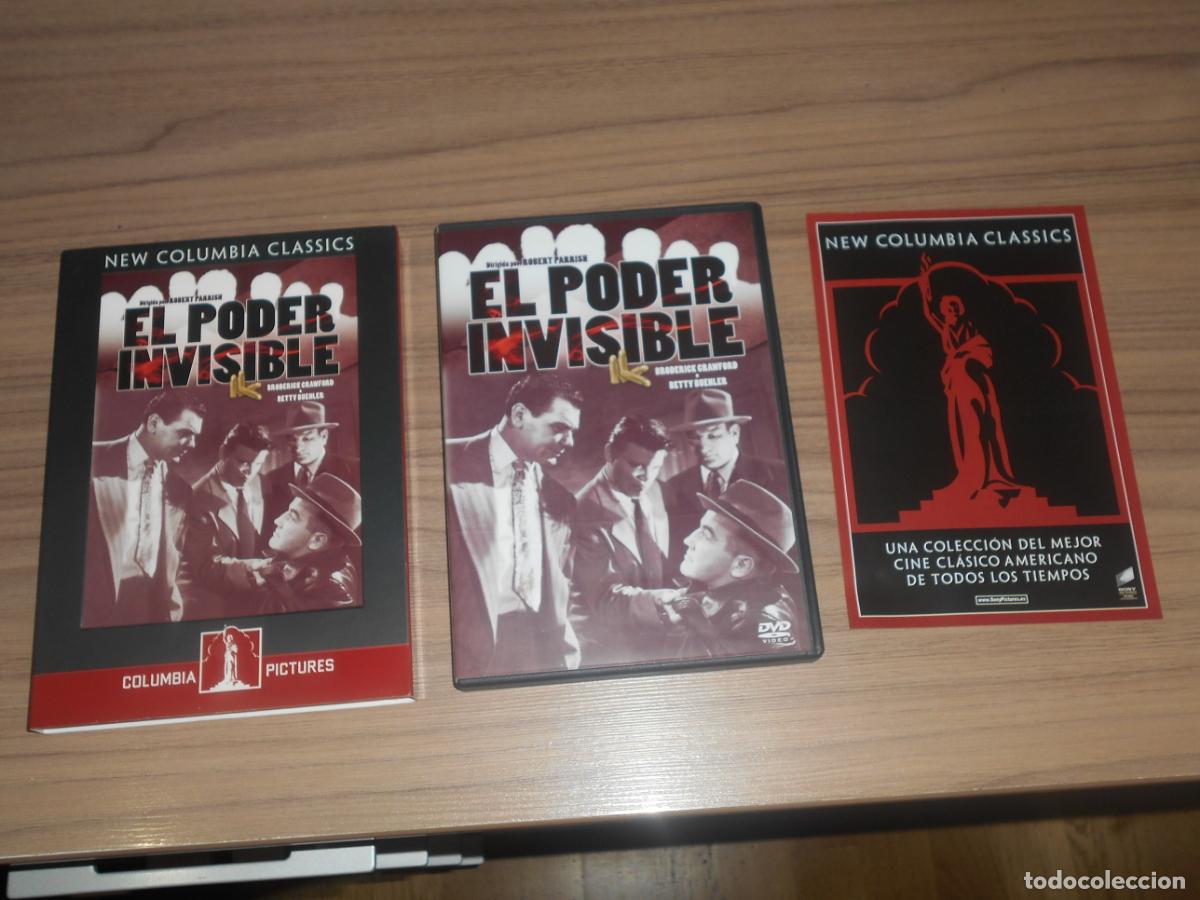 Cine: EL PODER INVISIBLE DVD Broderick Crawford COMO NUEVA - Foto 1