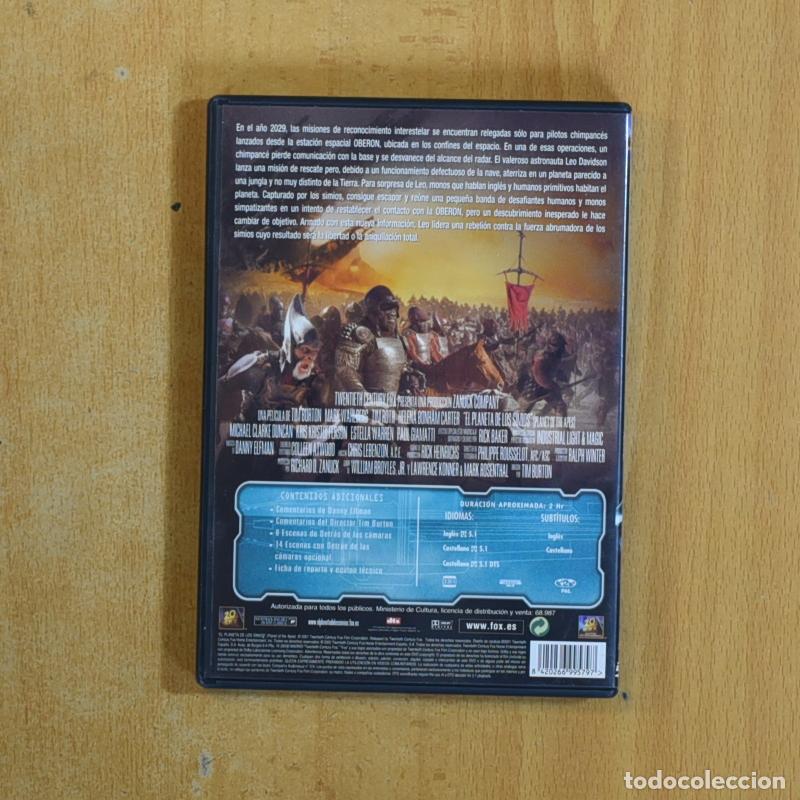 Cine: EL PLANETA DE LOS SIMIOS - DVD - Foto 2