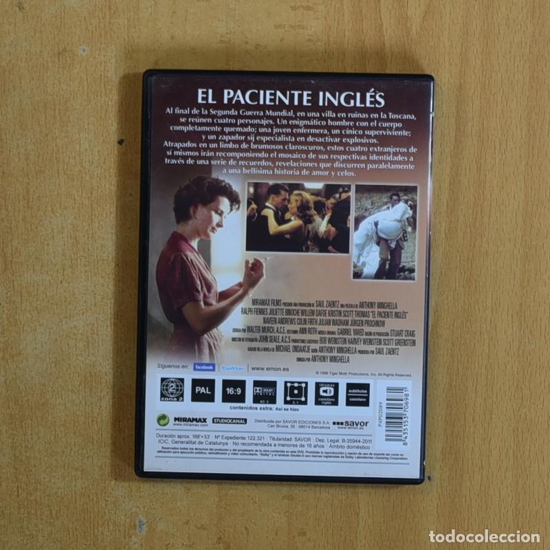 Cine: EL PACIENTE INGLES - DVD - Foto 2
