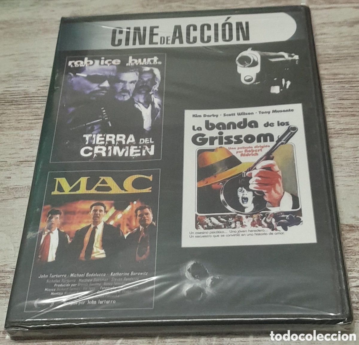 Cin&eacute;ma: TIERRA DEL CRIMEN + MAC + LA BANDA DE LOS GRISSON - CAJA SLIM - PRECINTADO