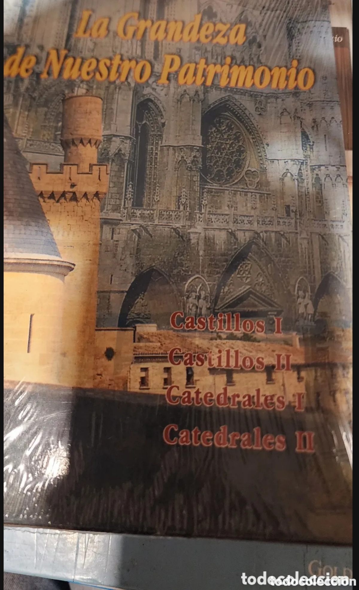 Cine: Precintado 4 DVD CASTILLOS 1,2,3,4 Documental dvd de LA GRANDEZA DE NUESTRO PATRIMONIO
