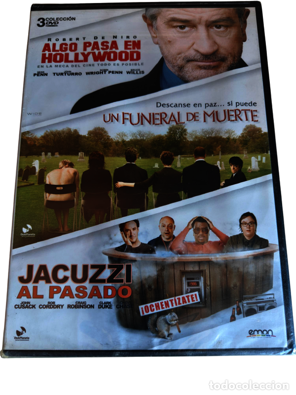 Cin&eacute;ma: ND43 Jacuzzi al pasado, un funeral de muerte, algo pasa en Hollywood DVD PRECINTADO