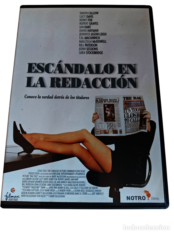 Cinema: S586 Escandalo en la redaccion DVD SEGUNDA MANO