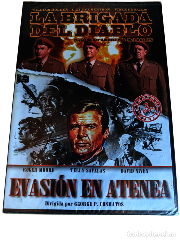 Cine: ND389 La brigada del diablo, Evasion en Atena DVD PRECINTADO