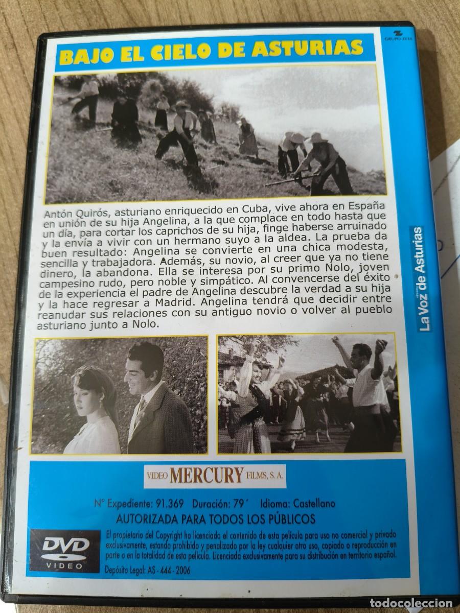 Cine: BAJO EL CIELO DE ASTURIAS. DVD DE LA PEL&Iacute;CULA