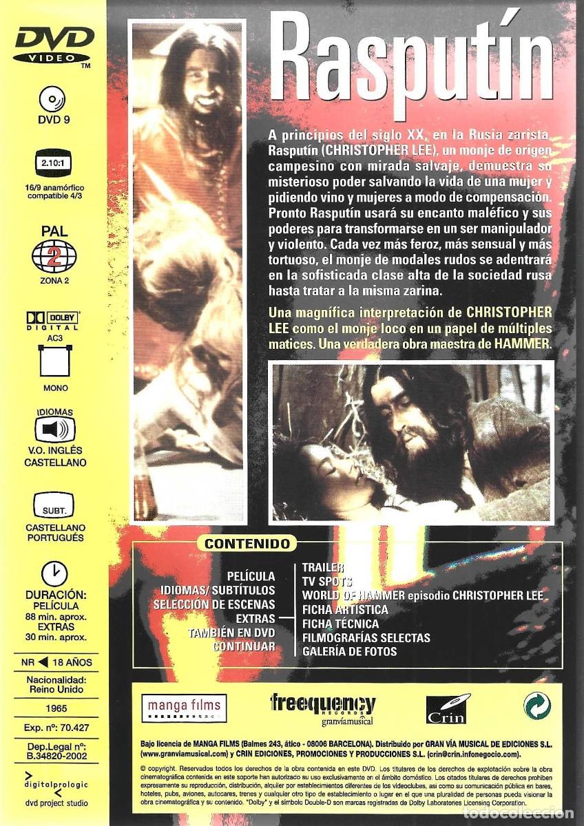 Cine: RASPUT&Iacute;N CHRISTOPHER LEE - Foto 2