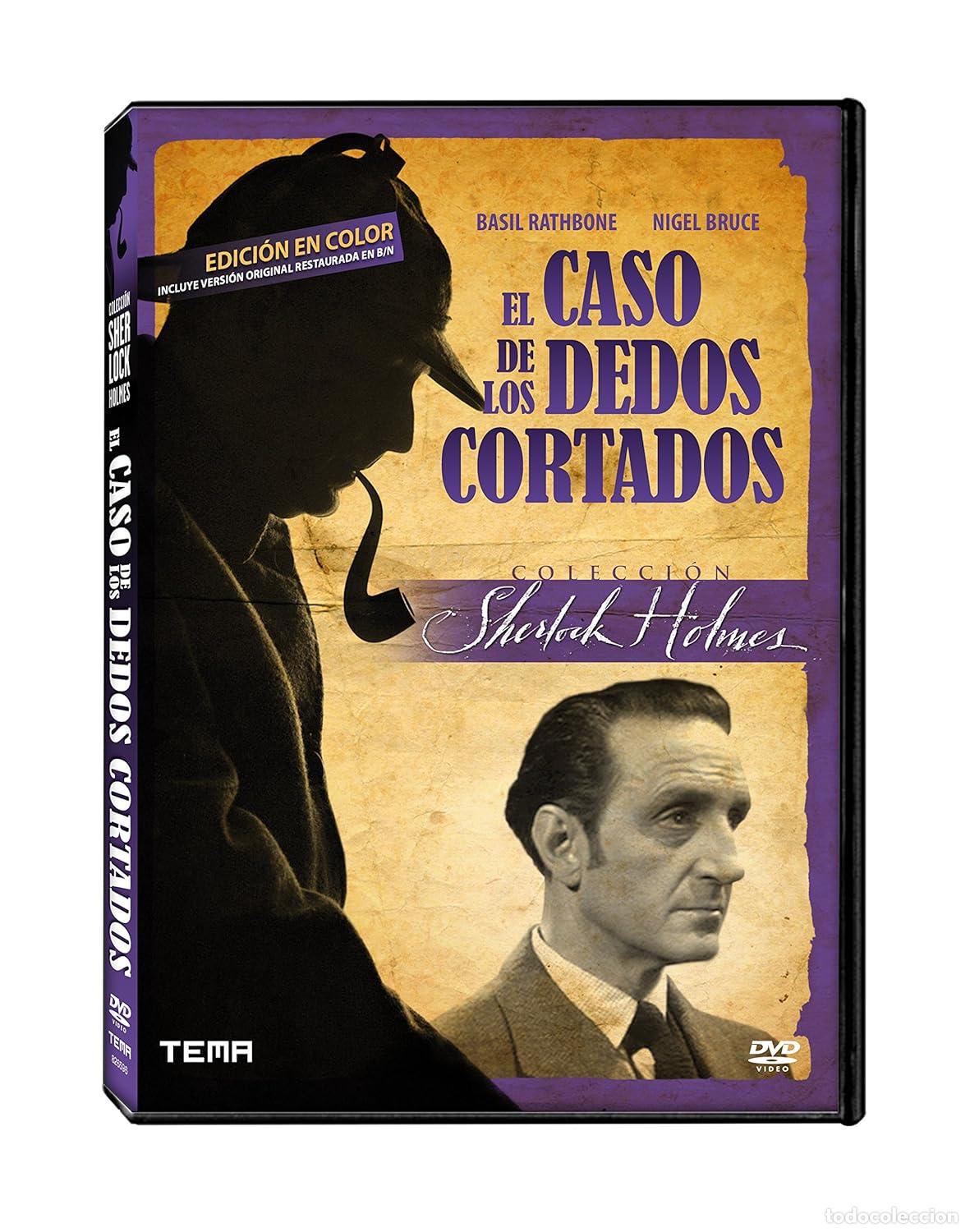 Cine: SHERLOCK HOLMES: EL CASO DE LOS DEDOS CORTADOS - DVD - NUEVO