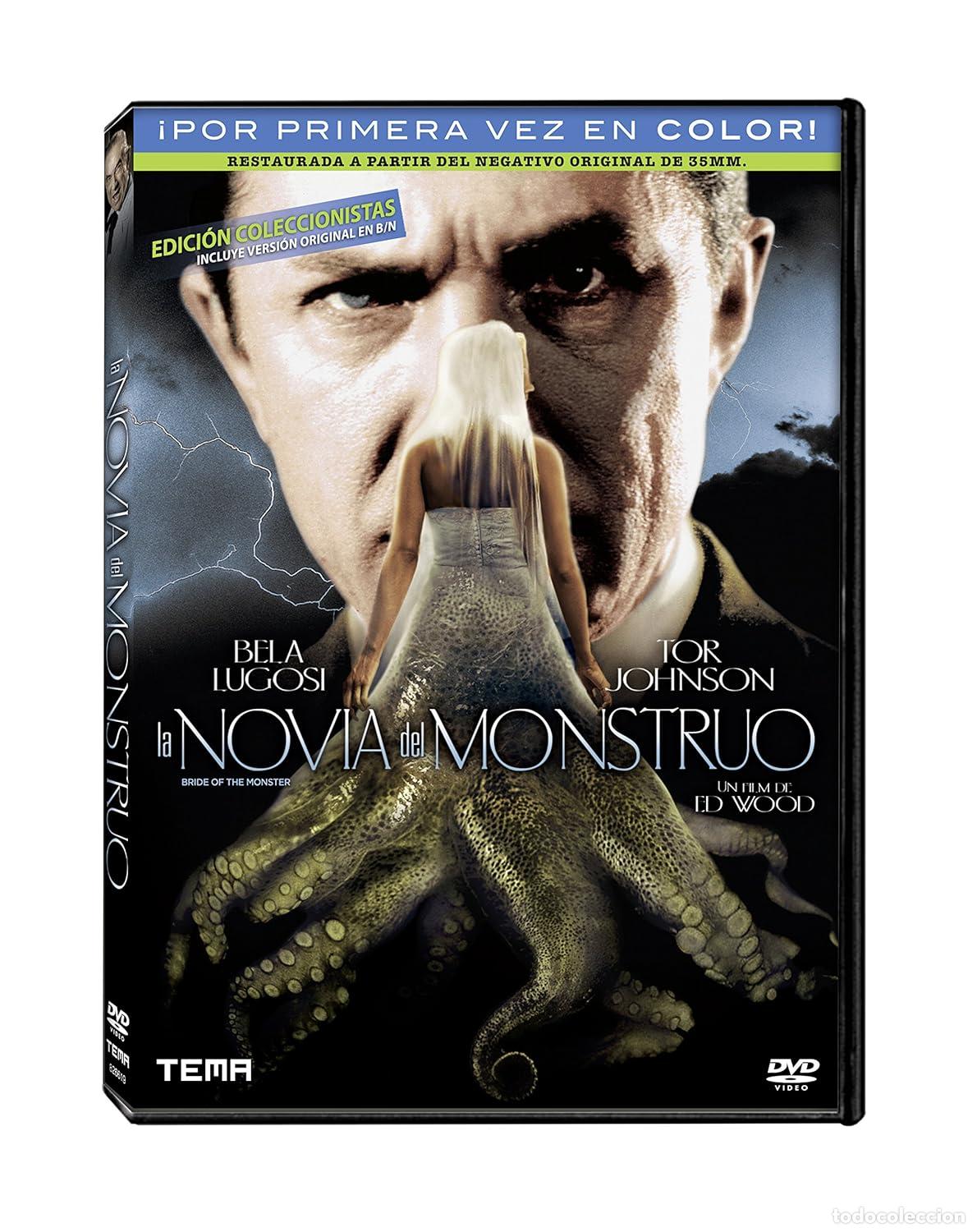 Cin&eacute;ma: LA NOVIA DEL MONSTRUO E.COLEC. B&N Y COLOR - DVD - NUEVO
