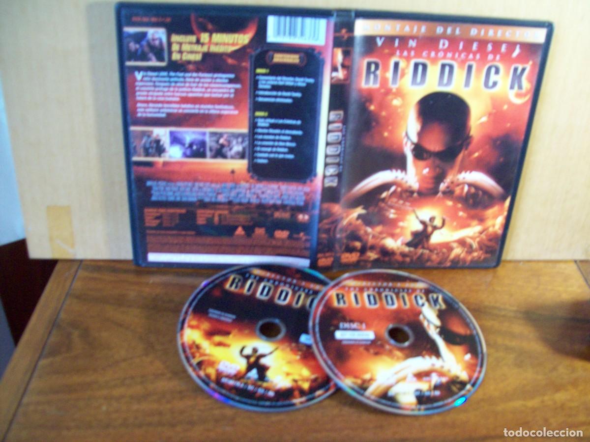 Cine: LAS CRONICAS DE RIDDICK - VIN DIESEL - DOBLE DVD CON MONTAJE DEL DIRECTOR