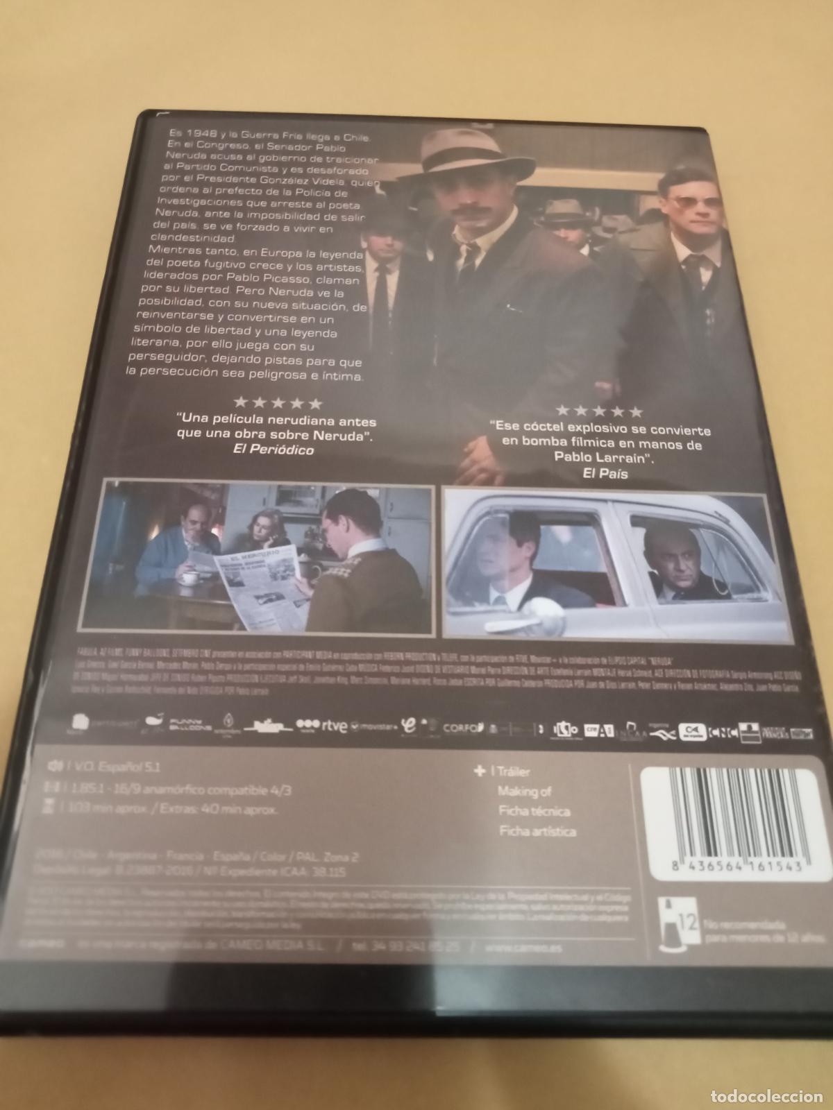 Cine: Dvd. Neruda. Pablo larrain. - Foto 2