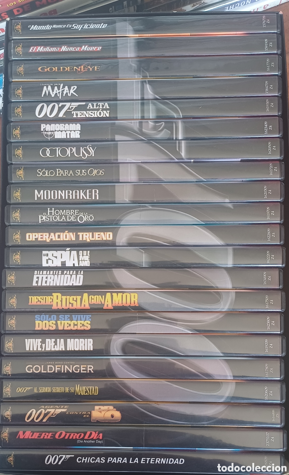 Cine: Colecci&oacute;n James Bond 007 DVD. Promoci&oacute;n principios a&ntilde;os 90
