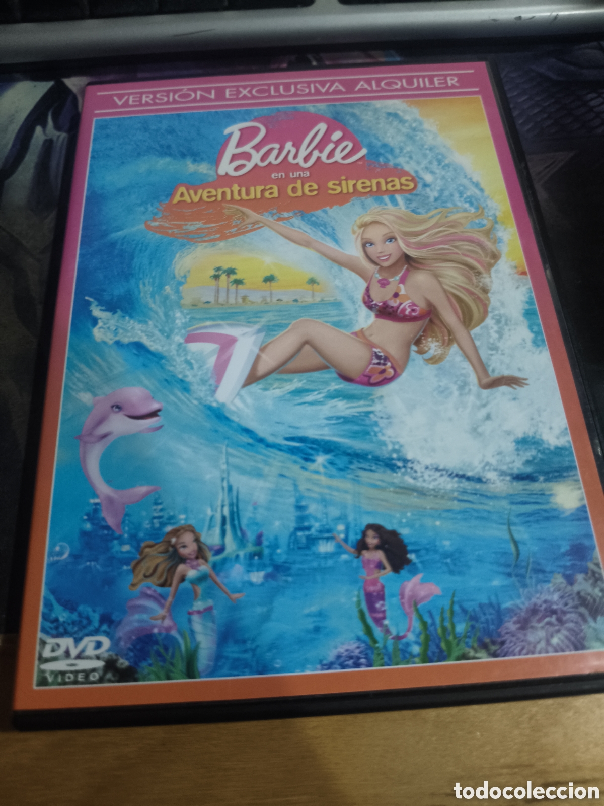 Cine: Barbie en una aventura de sirenas DVD -409 (videoclub)