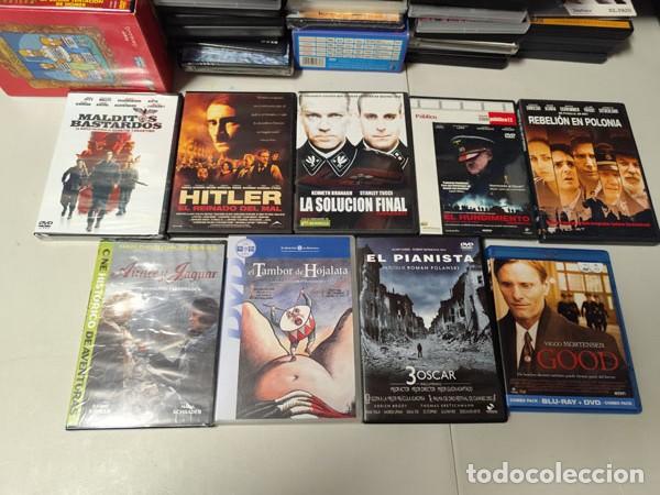 Cine: DVD LOTE 9 PEL&Iacute;CULAS SEGUNDA GUERRA MUNDIAL - MALDITOS BASTARDOS, HITLER EL REINADO DEL MAL, ...