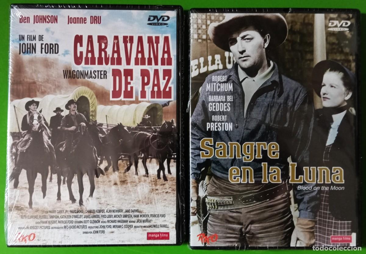 Cine: Lote 2 DVD Western : Caravana de Paz + Sangre en la Luna
