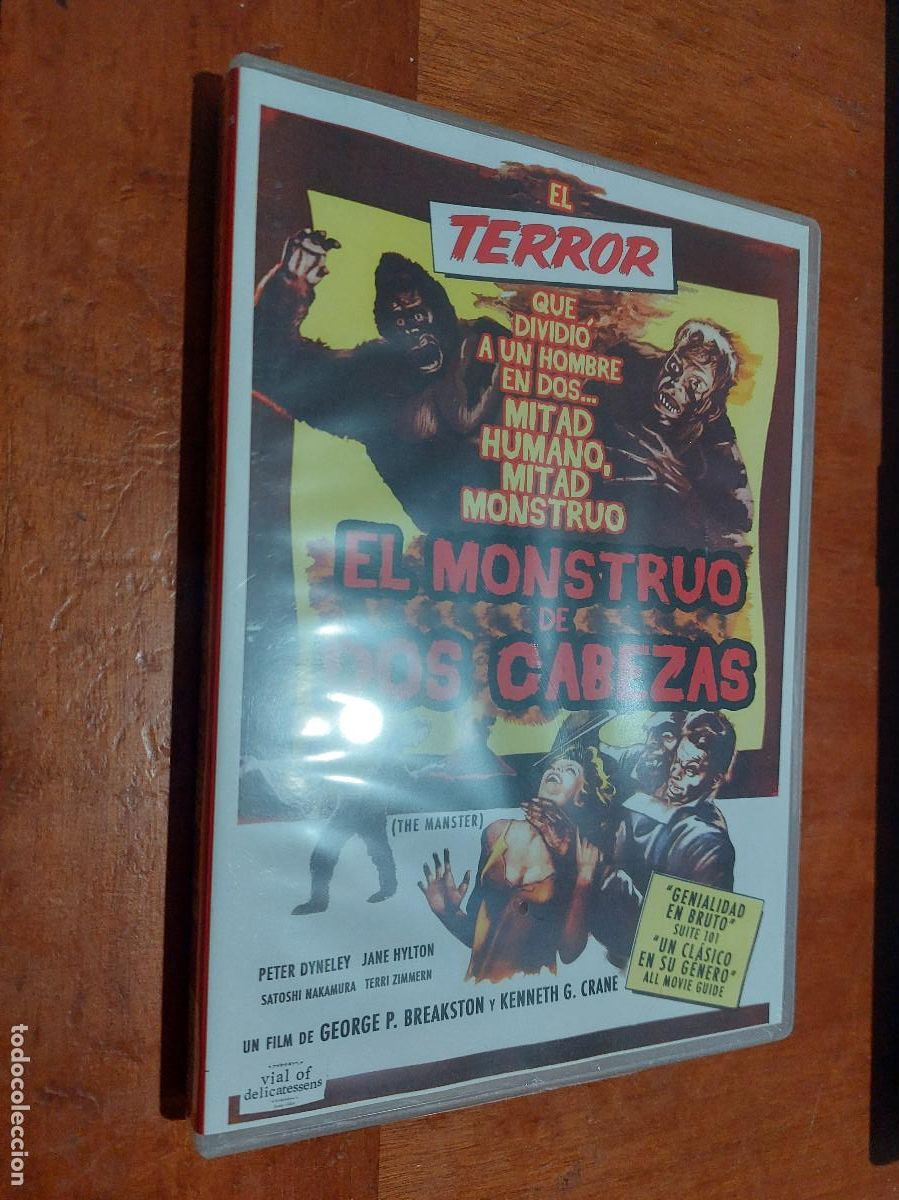 Cine: EL MONSTRUO DE DOS CABEZAS. GEORGE P. BREAKSTON. DVD. PRECINTADO. SIN ABRIR