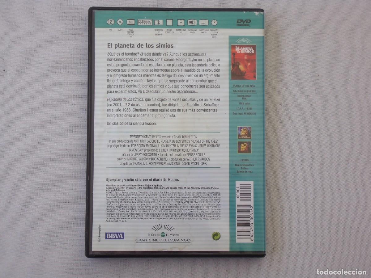 Cine: El Planeta de los Simios (1968) DVD - Foto 2