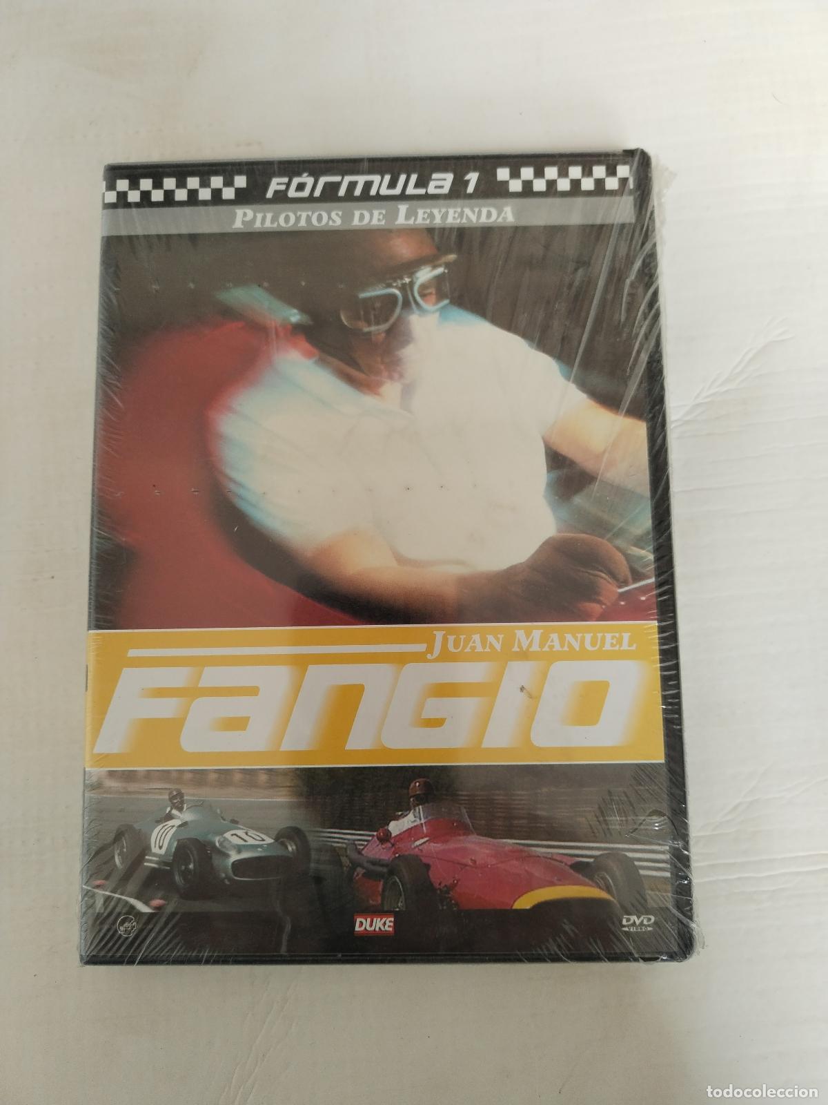 Cine: JUAN MANUEL FANGIO PILOTOS DE LEYENDA FORMULA 1 ONE F1 - DOCUMENTAL DVD -c128