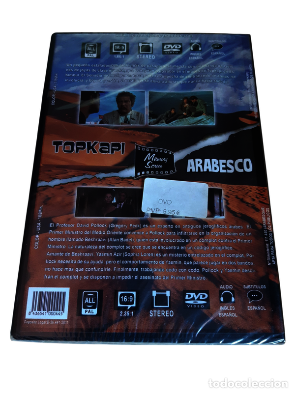 Cine: ND413 Topkapi, Arabesco DVD PRECINTADO - Foto 2