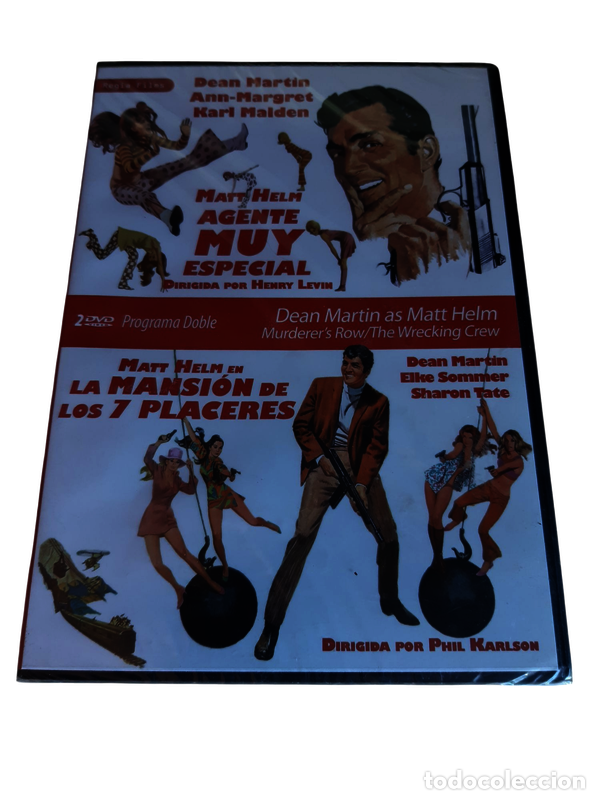 Cine: ND413 Agente muy especial, La mansion de los 7 placeres DVD PRECINTADO