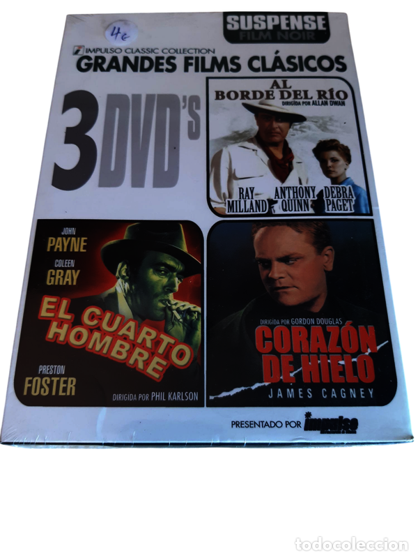 Cine: ND410 Suspense film noir grandes films clasicos DVD PRECINTADO