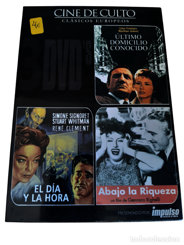 Kino: ND412 Cine de culto, clasicos europeos DVD PRECINTADO