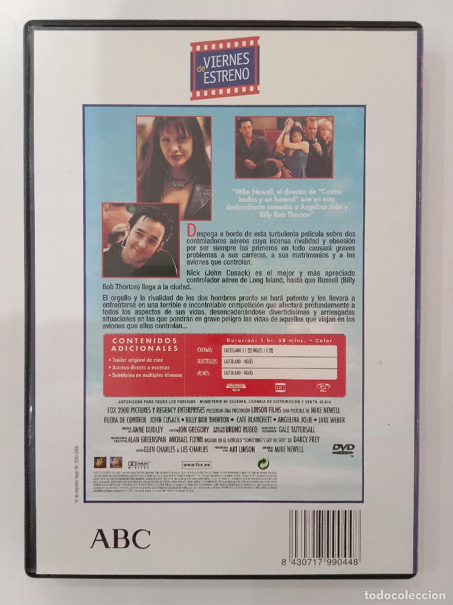 Cine: Fuera de Control - Pel&iacute;cula DVD - Comedia. (A) - Foto 2