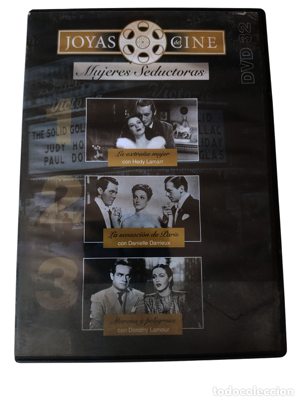 Cinema: S605 La extra&ntilde;a mujer, La sensacion de Paris, Morena y peligrosa DVD SEGUNDA MANO