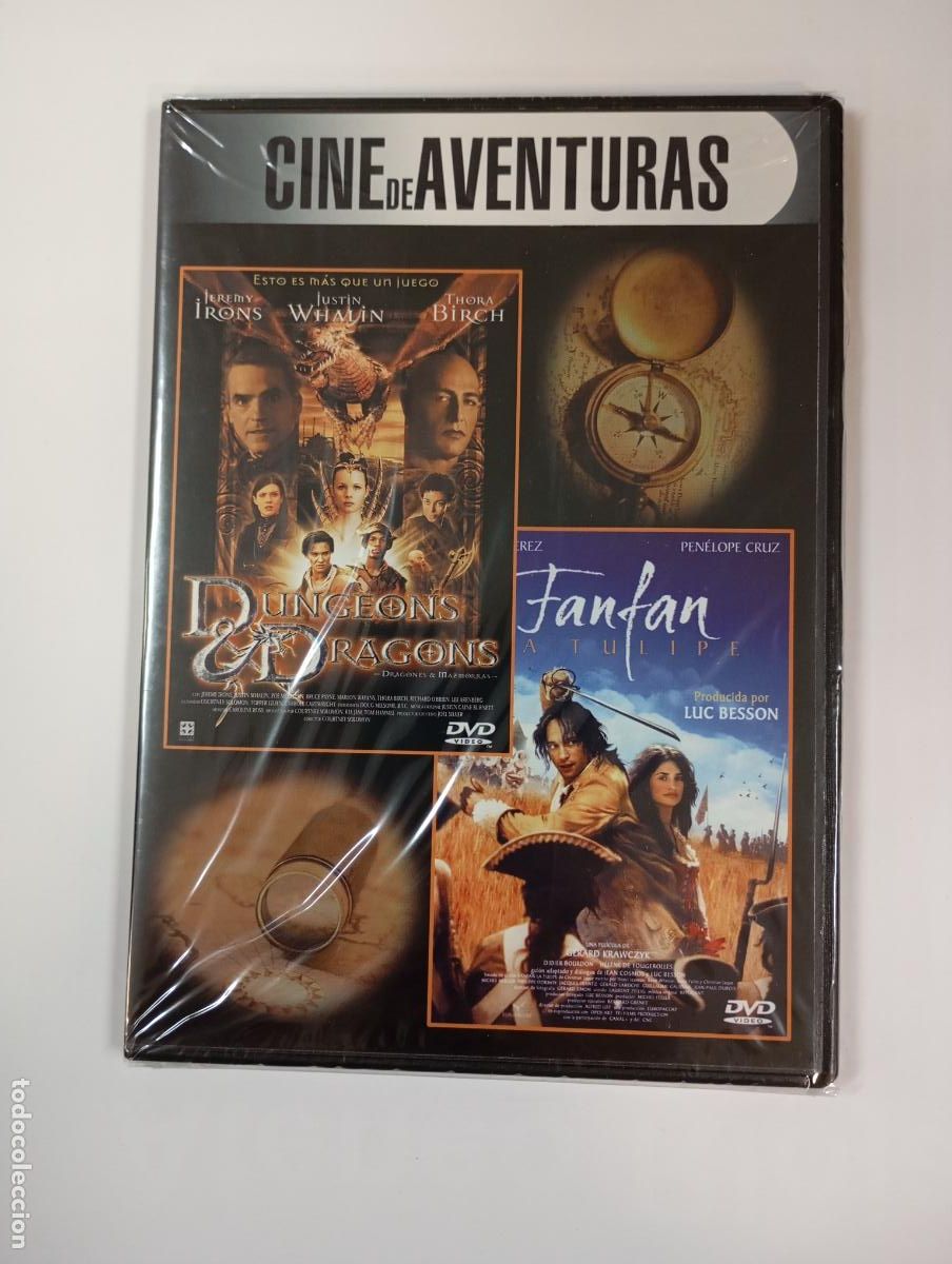 Kino: CINE DE AVENTURAS. DUNGEONS & DRAGONS. FANFAN. DVD. NUEVO. TDKV136