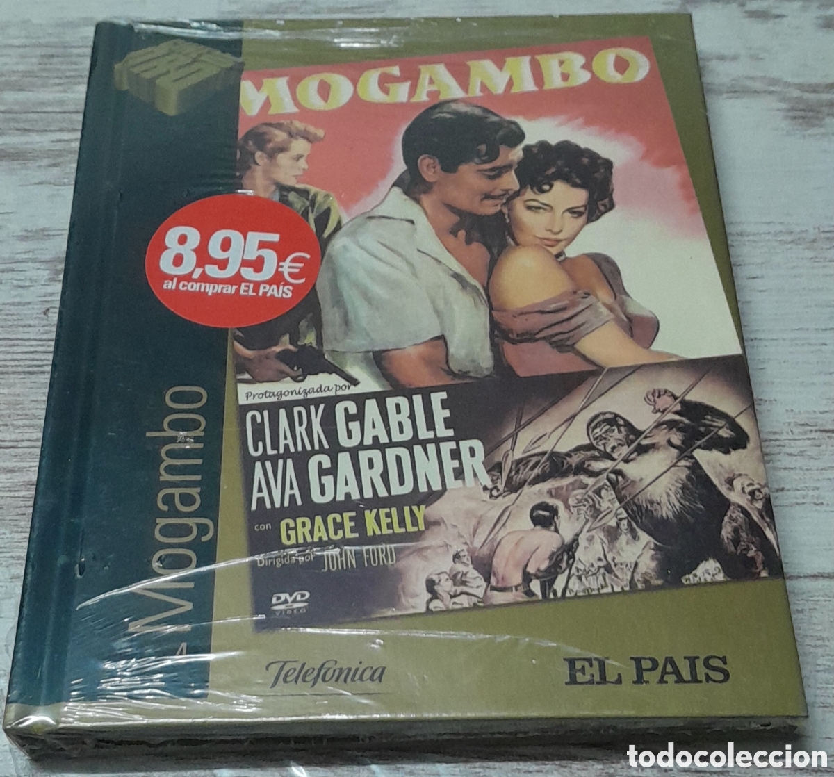 Cine: MOGAMBO - LIBRO-DVD - PRECINTADO - Foto 1