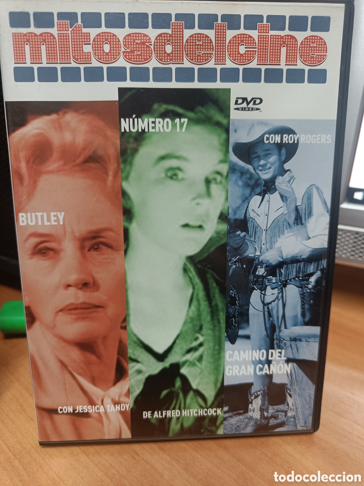 Cine: DVD MITOS DEL CINE 3 PEL&Iacute;CULAS: BUTLEY - N&Uacute;MERO 17 - CAMINO DEL GRAN CA&Ntilde;ON.