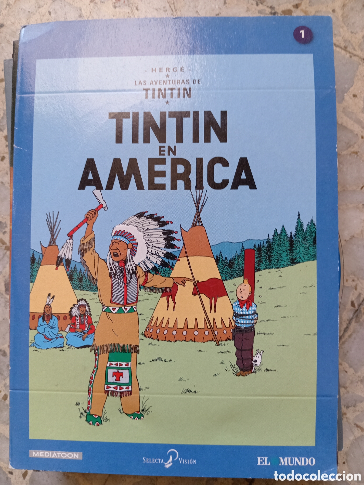 Cine: DVD TINTIN EN AMERICA CARTON