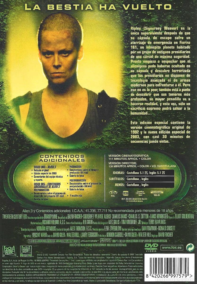 Cine: ALIEN 3 EDICI&Oacute;N ESPECIAL - Foto 2