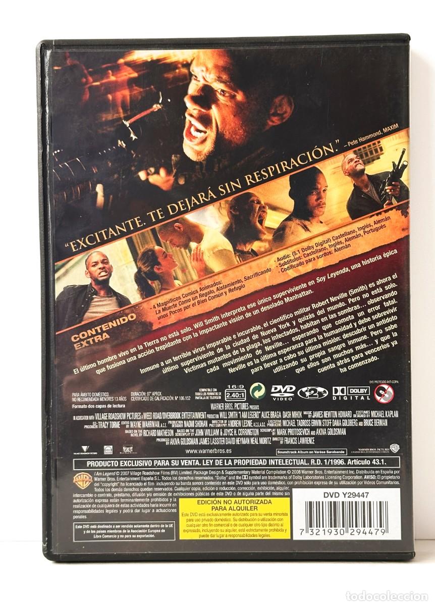 Cine: Soy leyenda (DVD) - Will Smith - Foto 2
