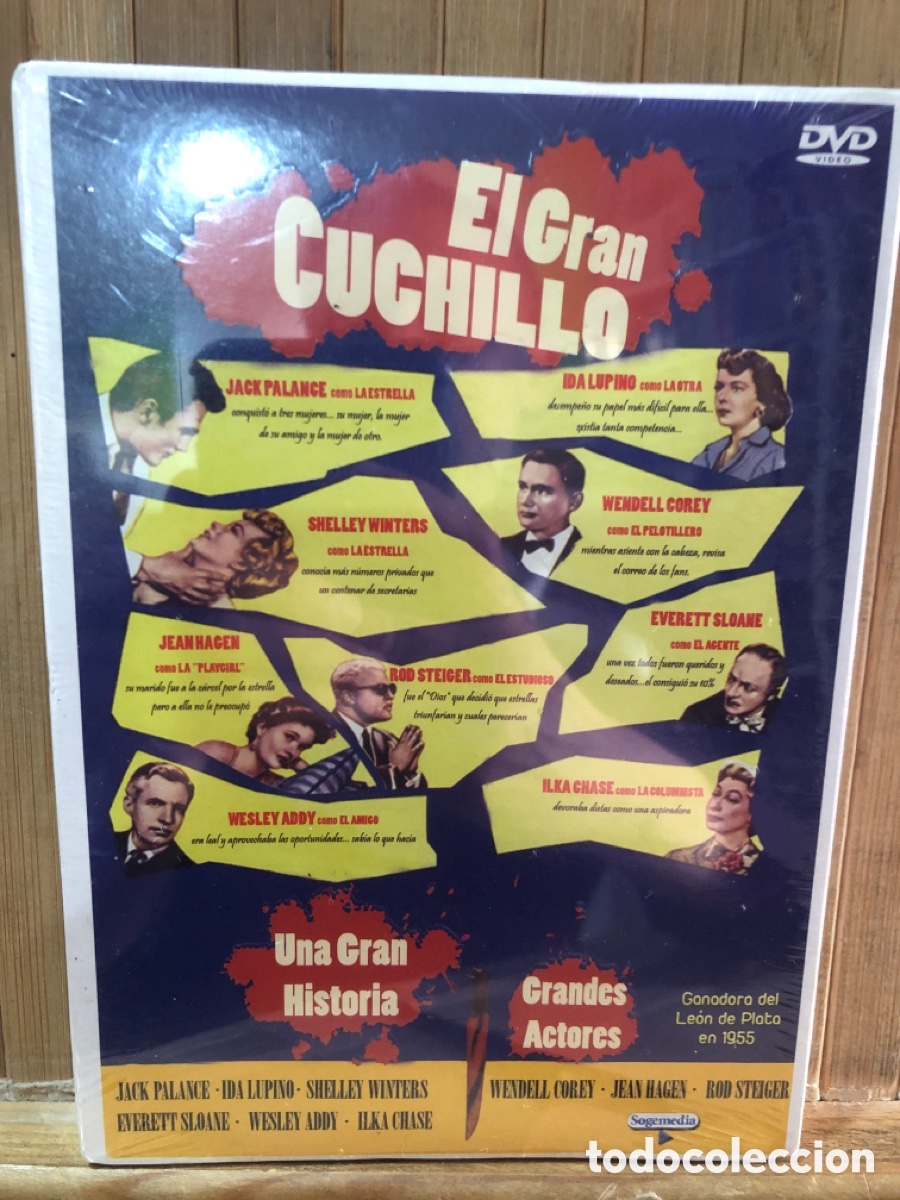 Cine: El gran cuchillo DVD - Precintado -