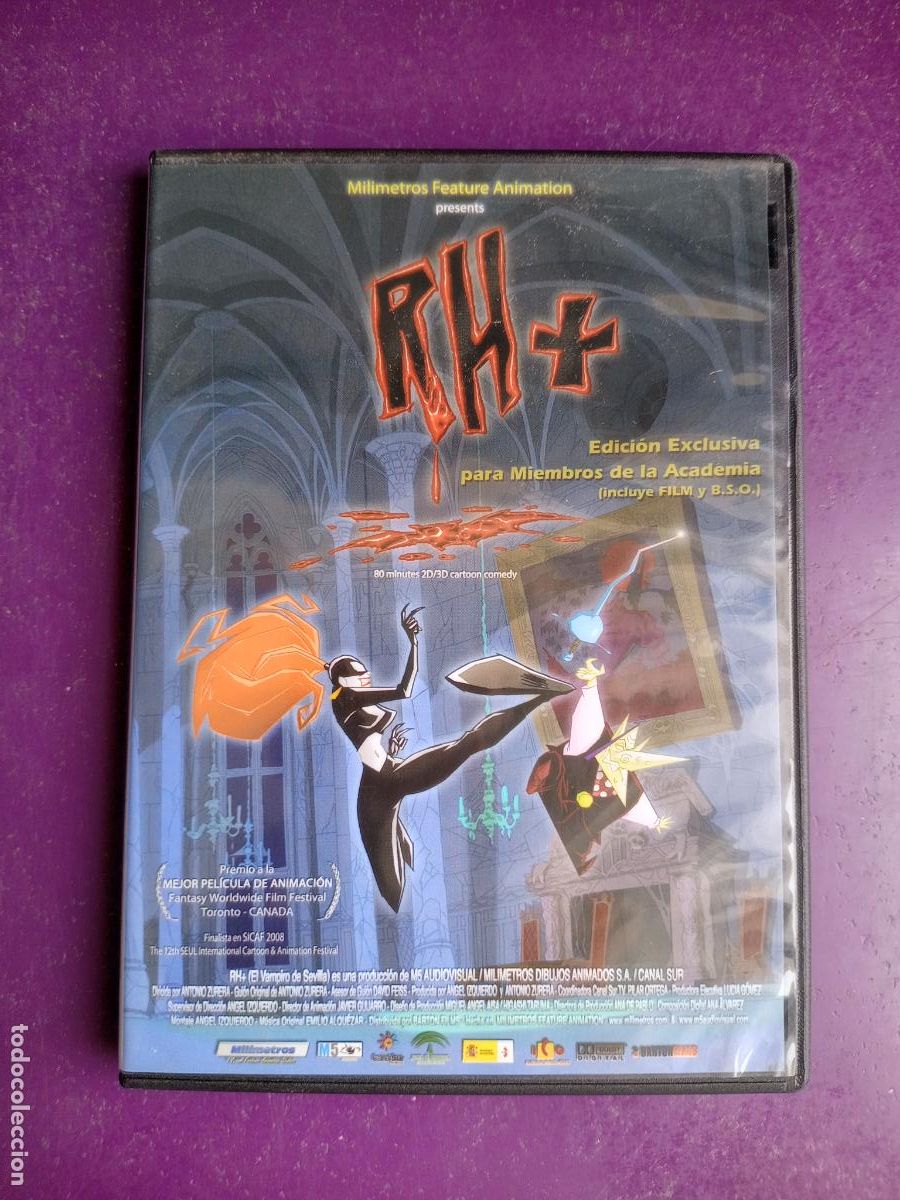 Kino: RH + - HEMOGLOBIN, VAMPIRE OF SEVILLA - DVD - ANIMACION - ANTONIO ZURERA