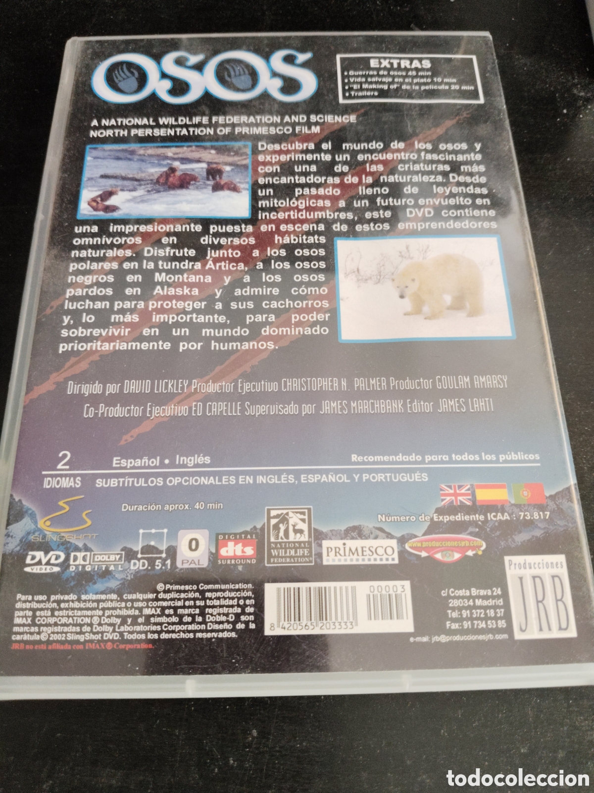 Cine: Osos. DVD. Documental. David Lickley - Foto 2