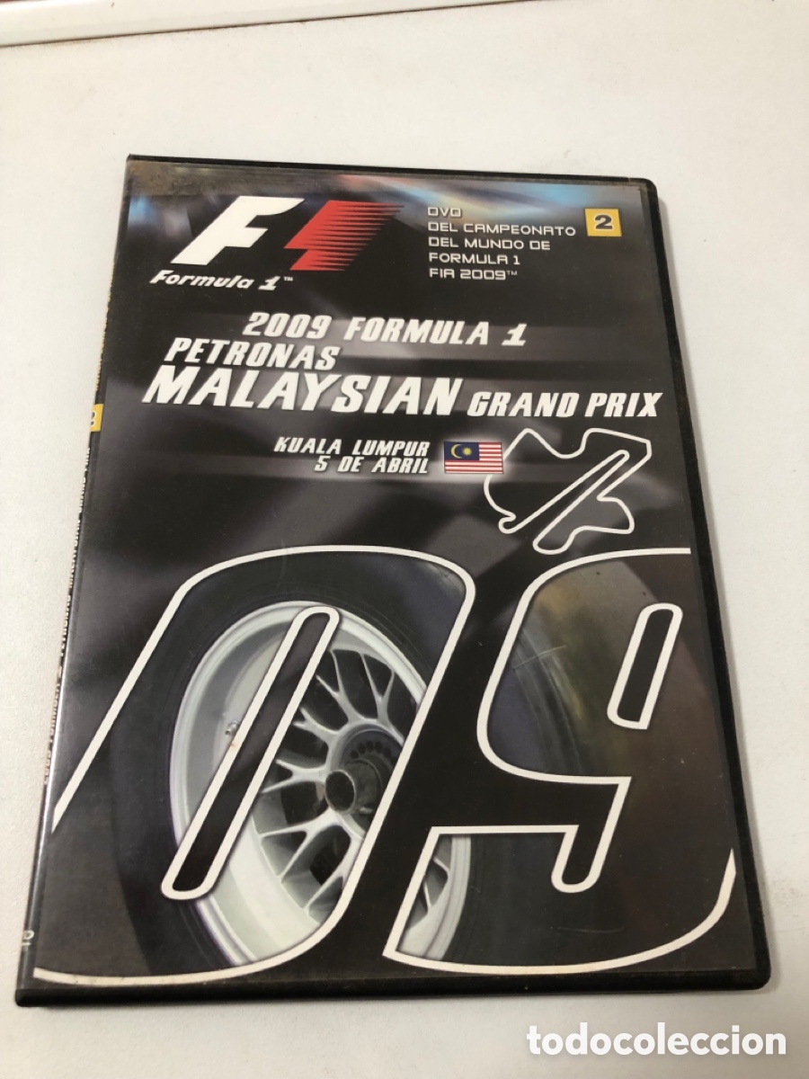 Cine: F&oacute;rmula 1 Malaysian Grand Prix 2009 Dvd Caja Fina
