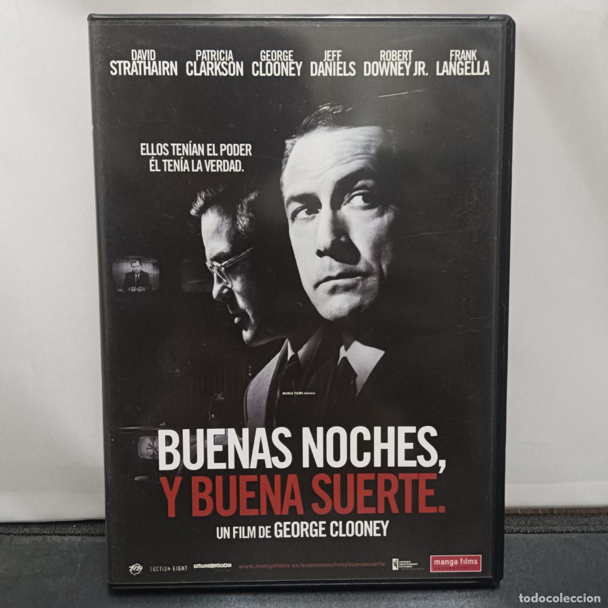 Cine: BUENAS NOCHES Y BUENA SUERTE de GEORGE CLOONEY... DVD