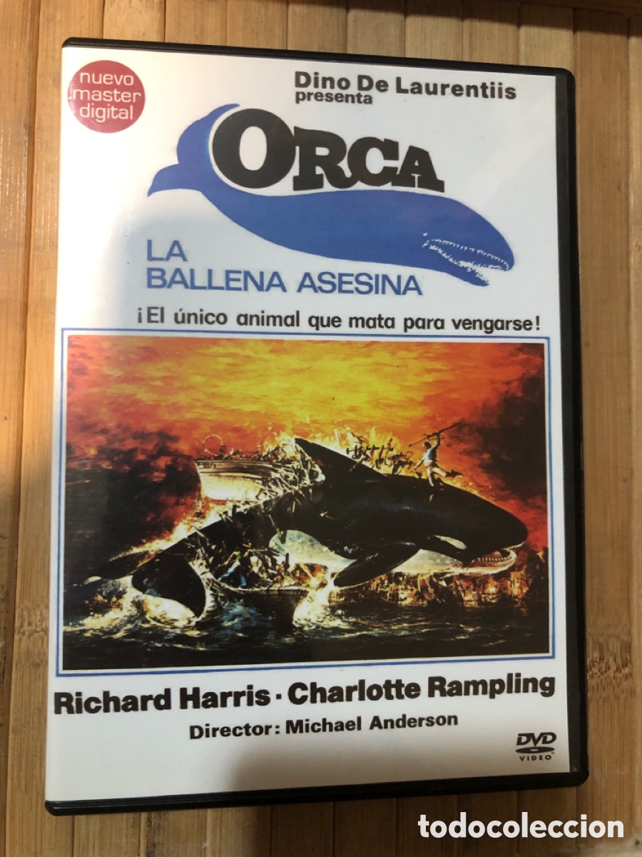 Cinema: Orca la Ballena Asesina DVD SEMINUEVO