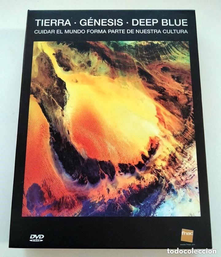 Cine: documentales: pack 4DVDs TIERRA+G&Eacute;NESIS+DEEP BLUE