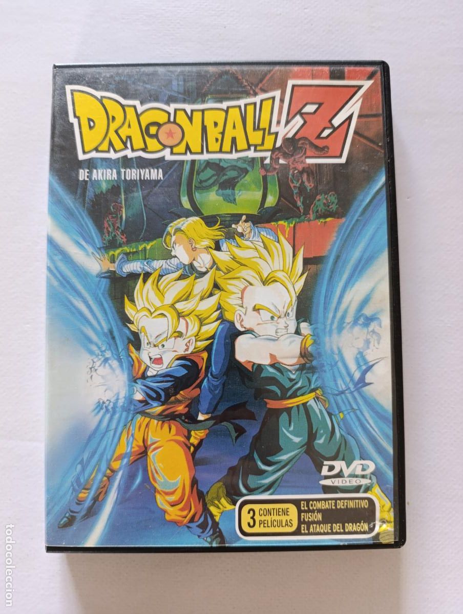 Cine: DVD DRAGON BALL Z: EL COMBATE DEFINITIVO, FUSION, EL ATAQUE DEL DRAGON - LEER DESCRIPCION (7R)