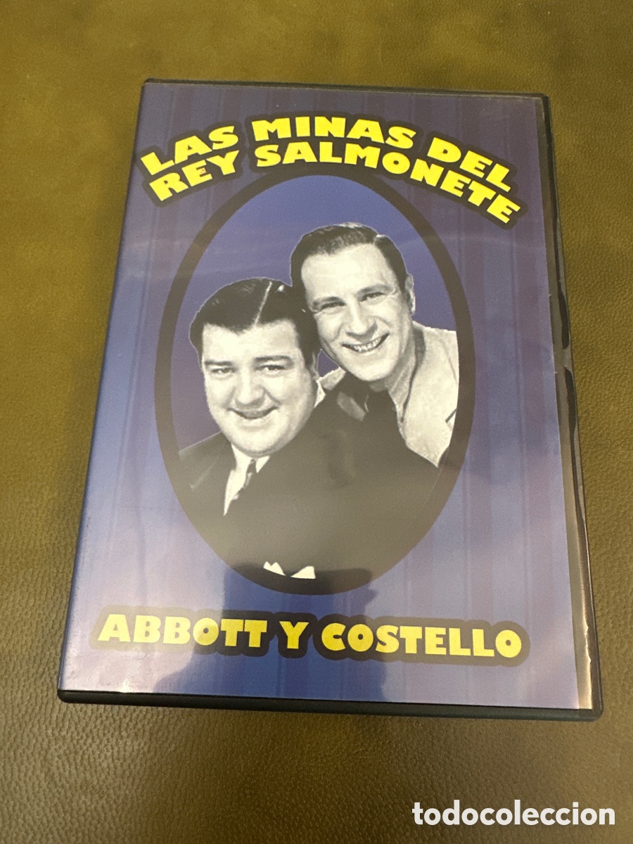 Cine: DVD ABBOTT Y COSTELLO, LAS MINAS DEL REY SALMONETE, 1949. 79 MINS.