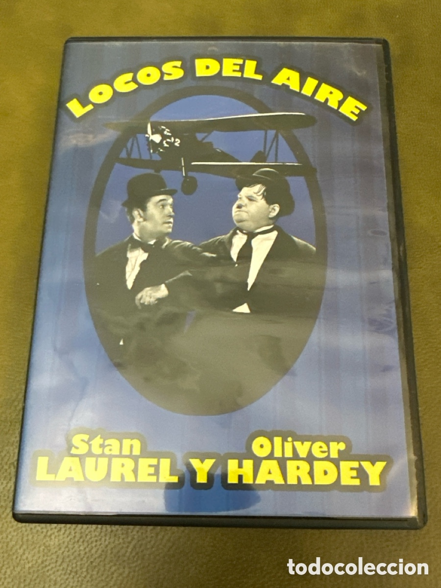 Cine: LOCOS EN EL AIRE DE STAN LAUREL Y OLIVER HARDEY - DVD CINE CLASICO, EL GORDO Y EL FLACO. COMEDIA
