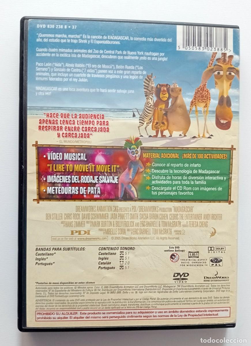 Cine: PELICULA DVD MADAGASCAR - Foto 2
