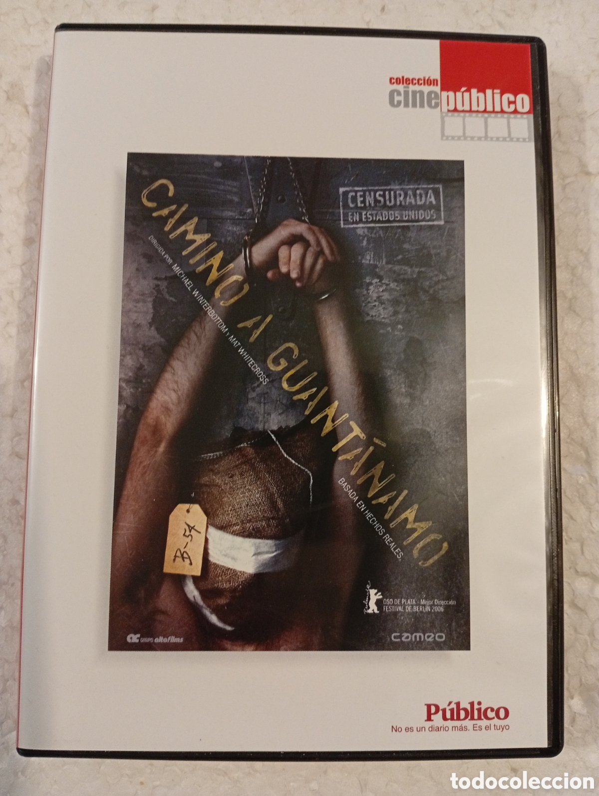 Cine: 1 DVD. CAMINO A GUANT&Aacute;NAMO. WINTERBOTTOM. WHITECROSS.