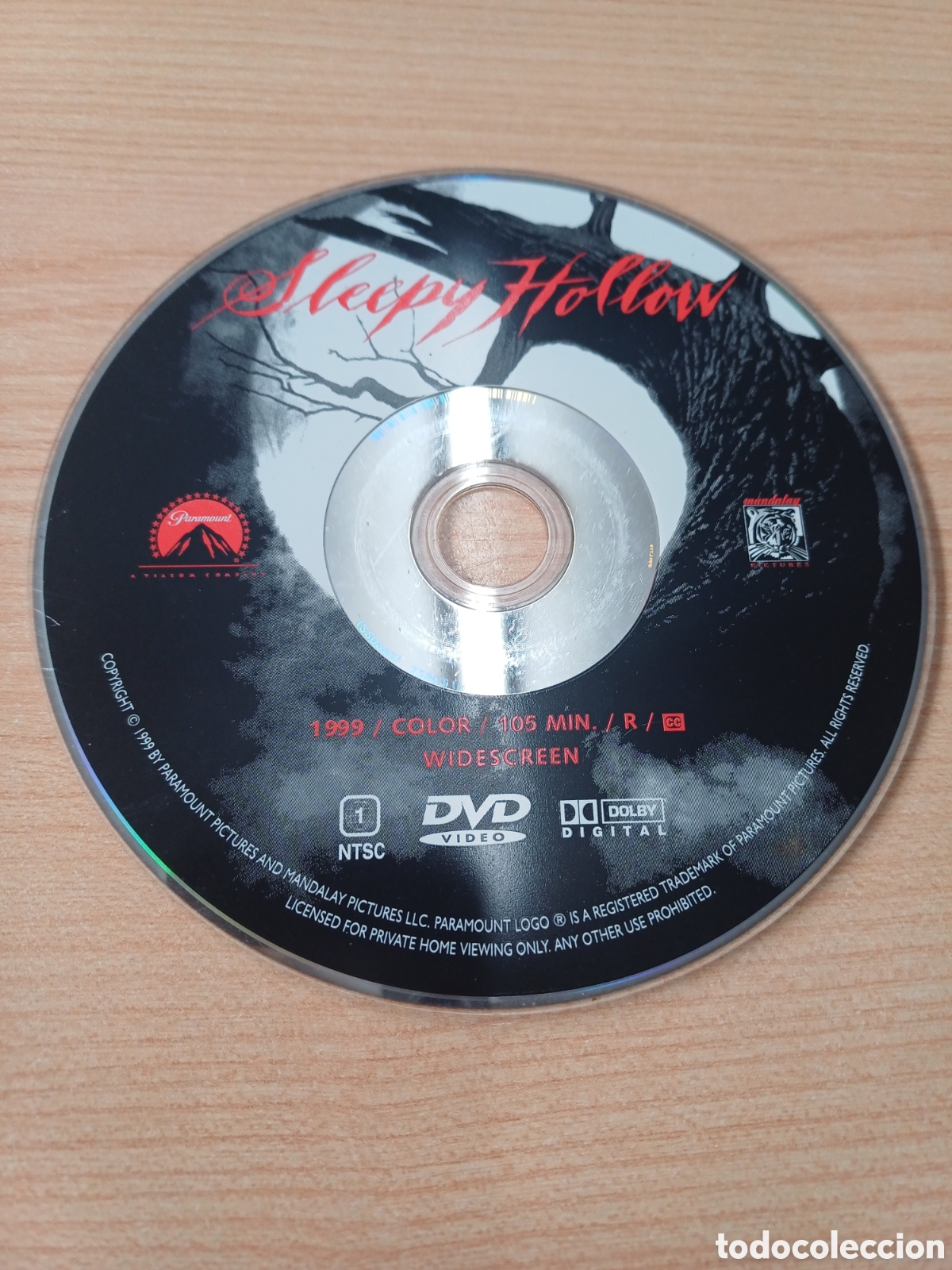 Cinema: SLEEPY HOLLOW DVD VERSI&Oacute;N USA (NO ESPA&Ntilde;OL)