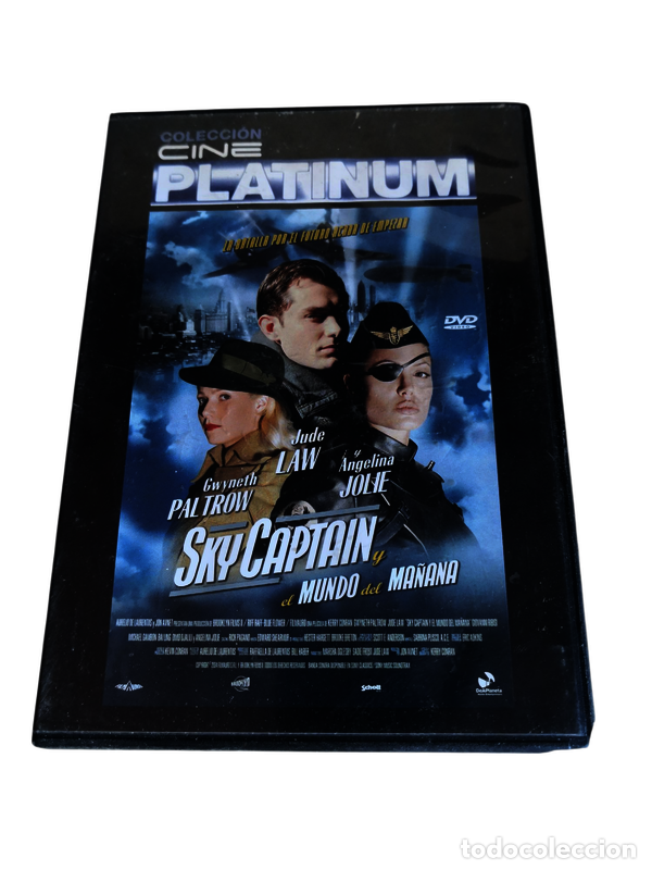 Cine: DVS53 Sky captain y el mundo del ma&ntilde;ana DVD TAPA FINA SEGUNDA MANO