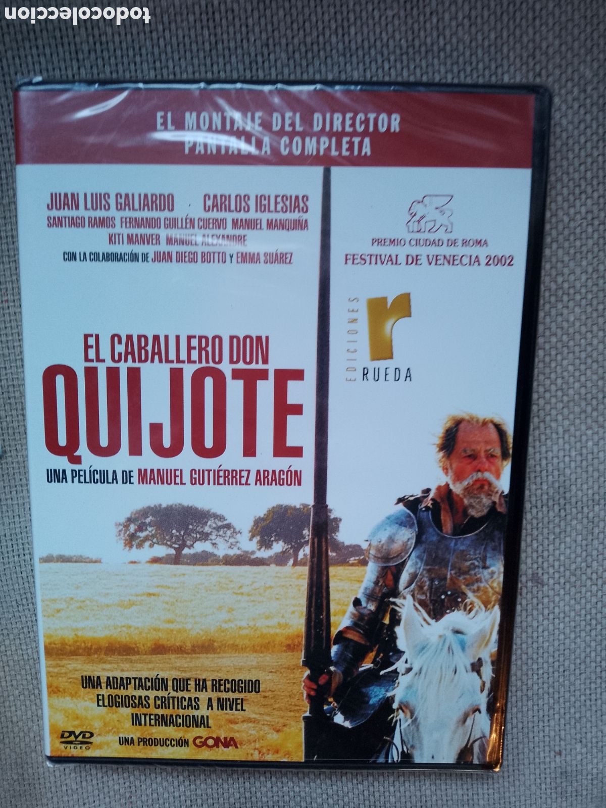 Cine: EL CABALLERO DON QUIJOTE - MONTAJE DEL DIRECTOR - DVD NUEVO PRECINTADO